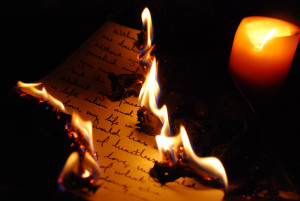 Lettere bruciate